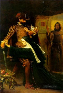  San Pintura - Día de San Bartolomé Prerrafaelita John Everett Millais